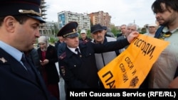 Митинг против строительства храма в парке. Махачкала, 2018 год