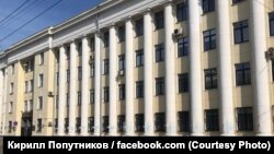 Надпись «Путин *****» на здании Управления МВД РФ по Ярославской области